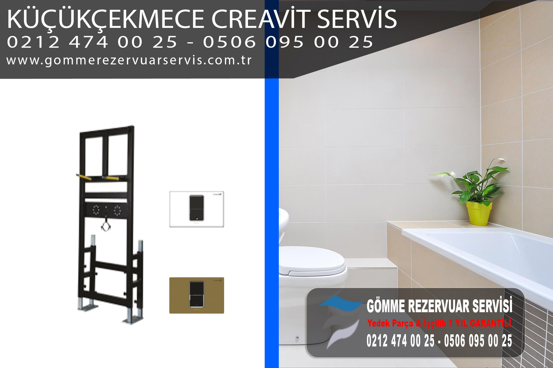 Küçükçekmece creavit servis