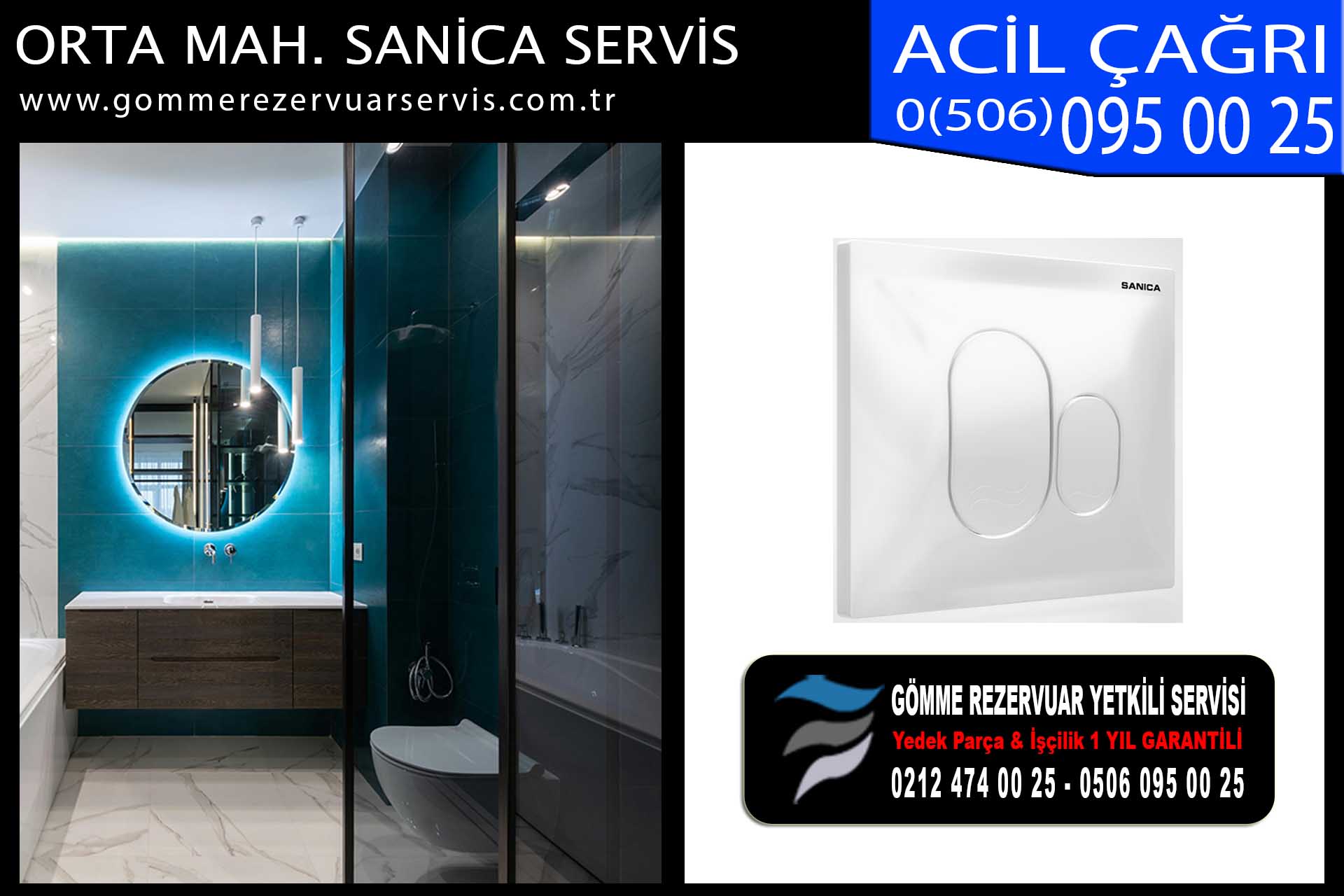 orta mahallesi sanica servis